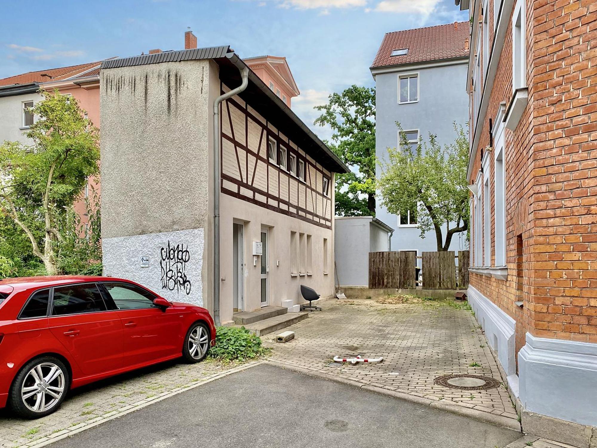 Die Remise Mit Kostenlosem Parkplatz Direkt Vor Der Tuer Эрфурт Экстерьер фото