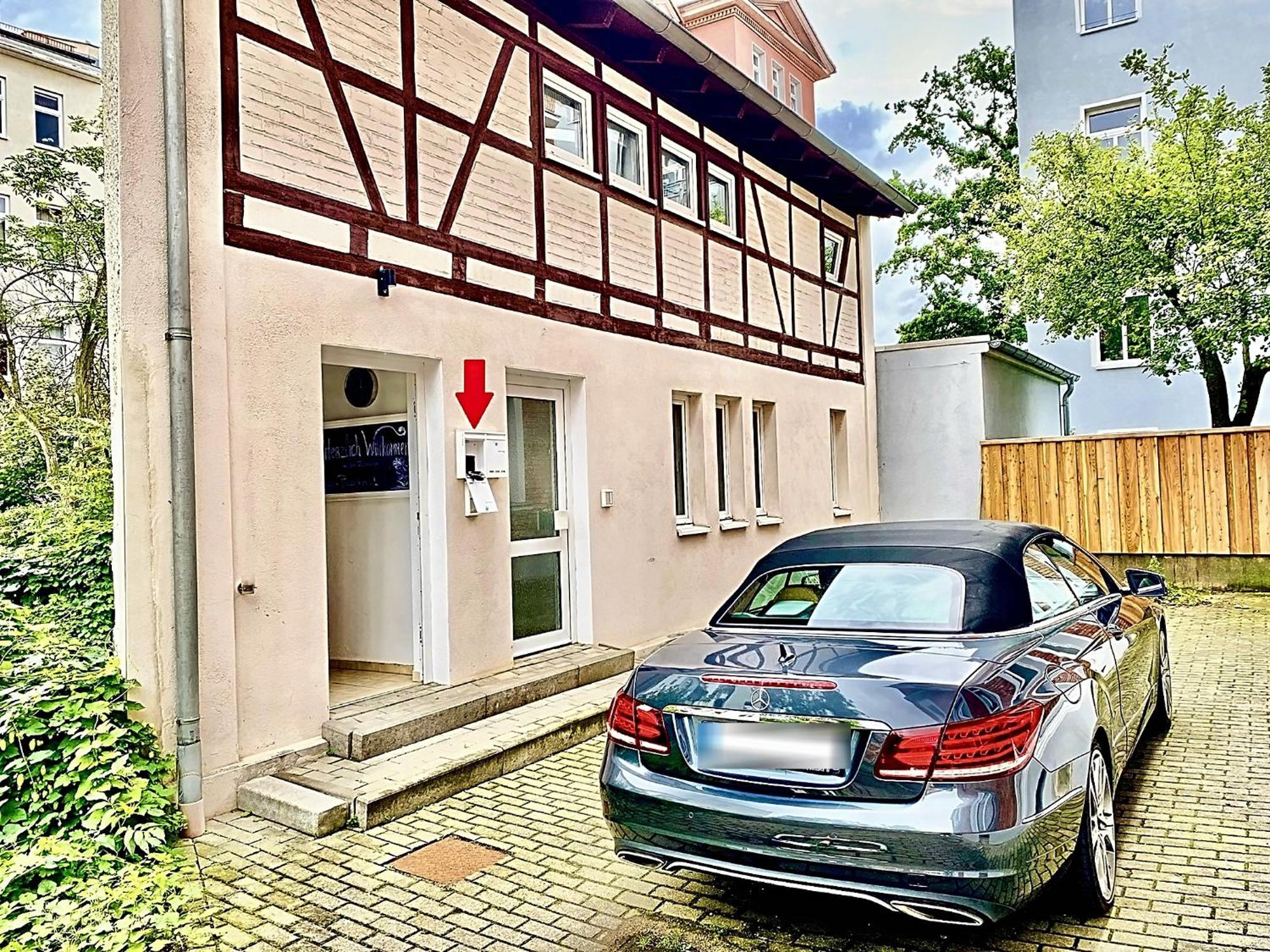Die Remise Mit Kostenlosem Parkplatz Direkt Vor Der Tuer Эрфурт Экстерьер фото
