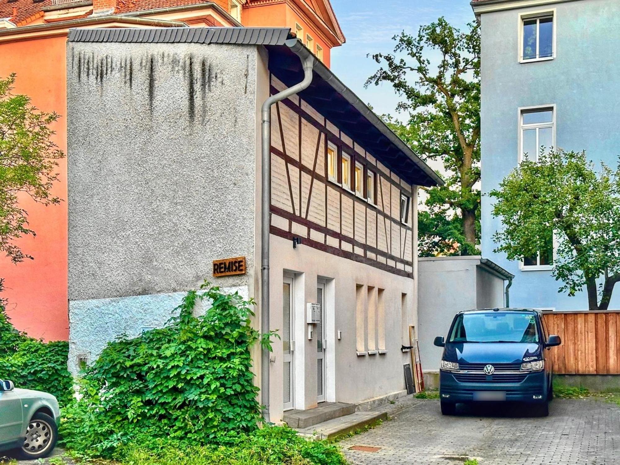 Die Remise Mit Kostenlosem Parkplatz Direkt Vor Der Tuer Эрфурт Экстерьер фото